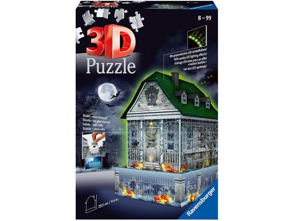 Ravensburger - Puzzle 3D Ball 72 pièces illuminé - Les grands félins