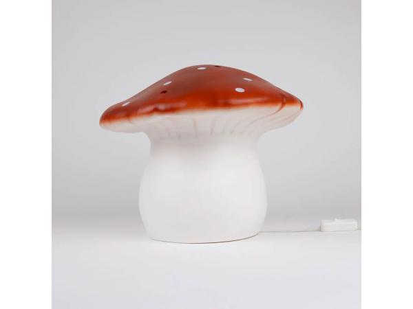 Lampe Champignon Rouge - Egmont Toys - 26x20 Cm, LED 1,5W - Veilleuse Enfant Chambre
